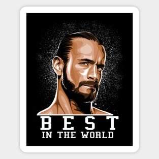 CM Punk Freakin Best Magnet